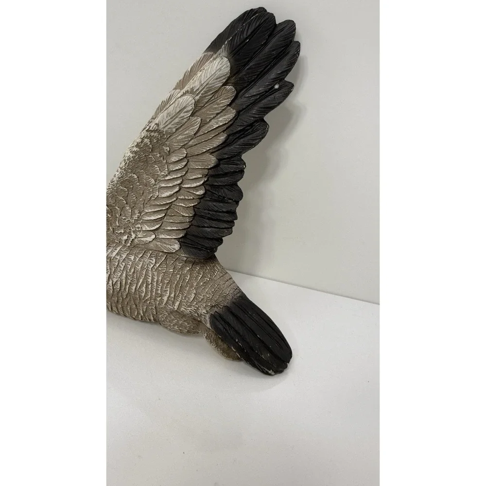 Vintage Flying Goose Wall Decor Rustic Cabin Lodge Bird Wall Hanging 1970-80 13